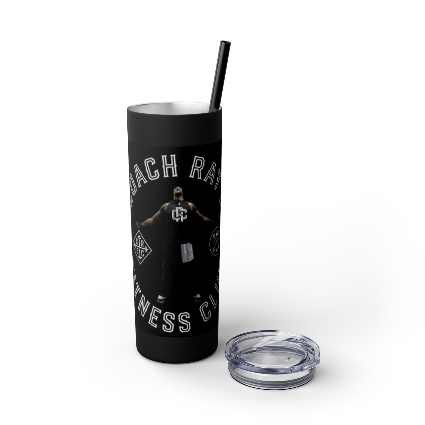 Coach Ray's Skinny Tumbler with Straw, 20oz