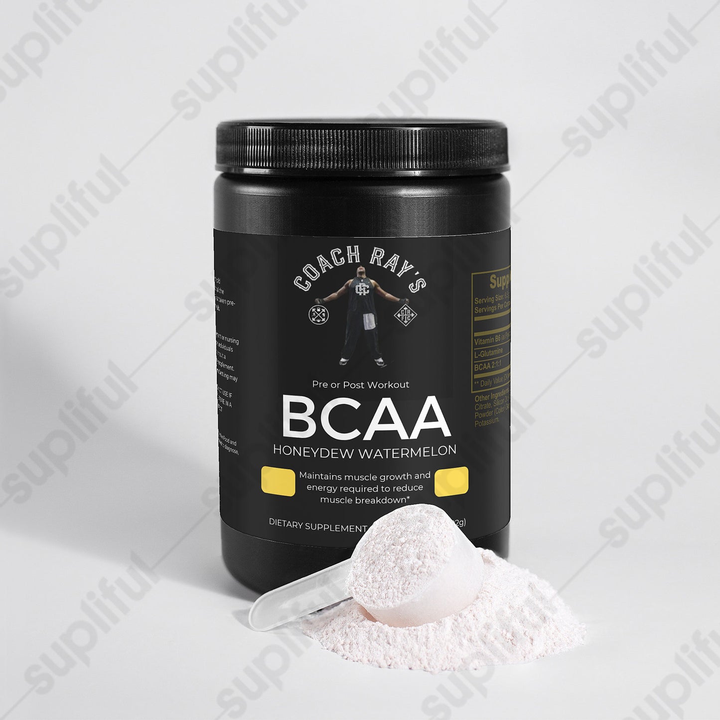 Coach Ray's BCAA  Pre (or) Post Workout Powder (Honeydew/Watermelon)