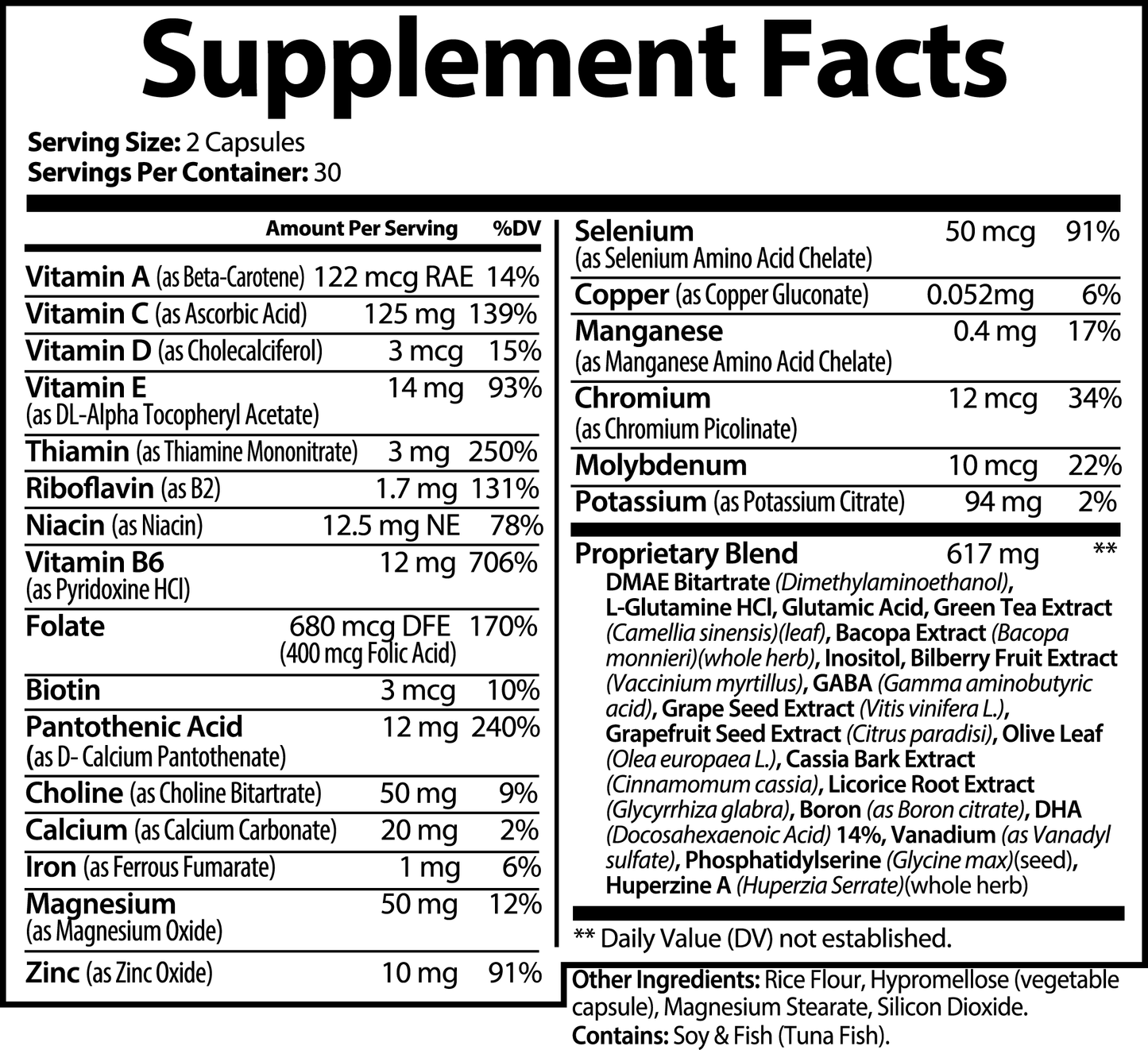 Coach Ray's Nootropic Brain & Focus Formula
