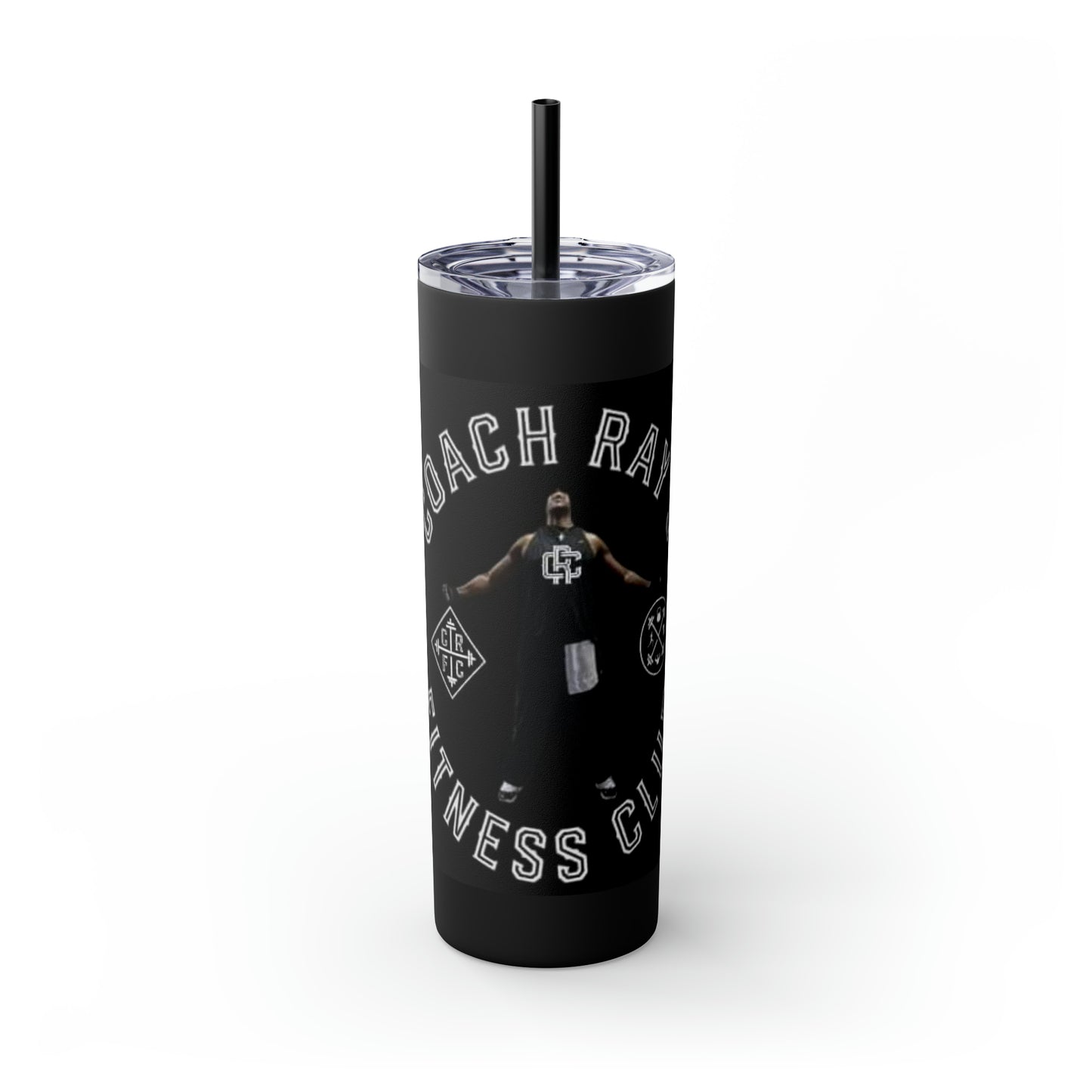 Coach Ray's Skinny Tumbler with Straw, 20oz