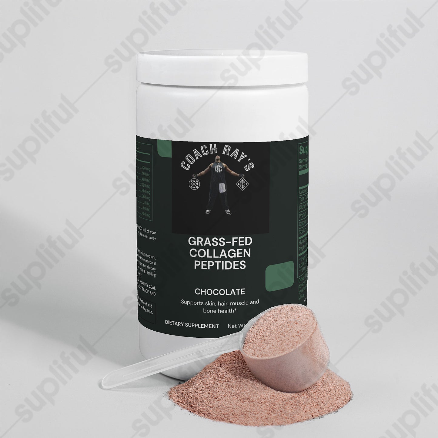 Coach Ray's Grass-Fed Collagen Peptides Powder (Chocolate)