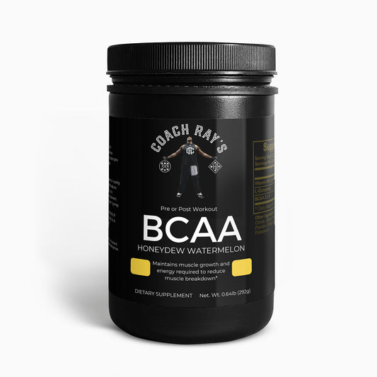 Coach Ray's BCAA  Pre (or) Post Workout Powder (Honeydew/Watermelon)