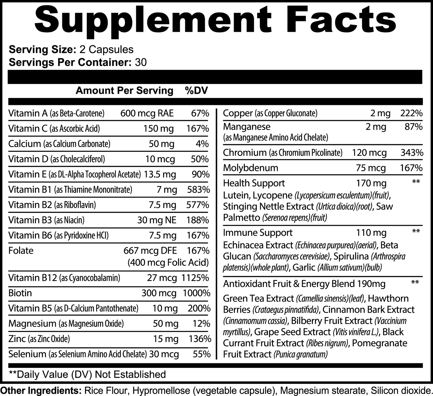 Coach Ray's Complete Multivitamin